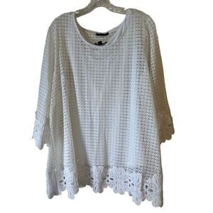 Alfani Lace Top Two Pc Set 2X